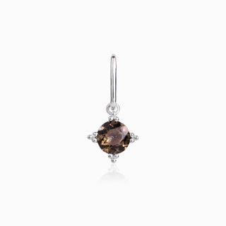 Serenity Star Smoky Quartz Charm