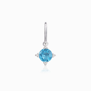 Serenity Star Blue Topaz Charm