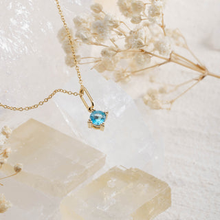 Blue Topaz Starlight Charms Necklace