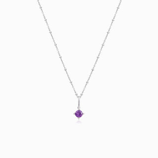 Serenity Star Amethyst Pendant Necklace