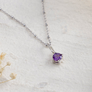 Serenity Star Amethyst Pendant Necklace