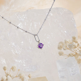 Serenity Star Amethyst Pendant Necklace