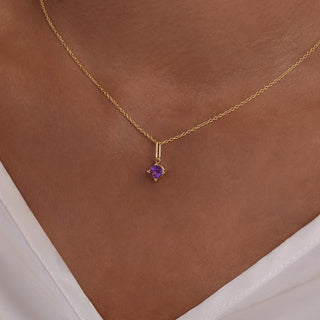 Twilight Amethyst Charms Necklace