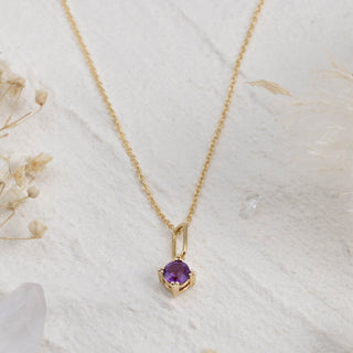 Serenity Star Amethyst Pendant Necklace