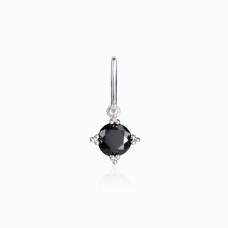 Black Spinel Charms Necklace