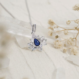 Lotus Lapis Lazuli Charm