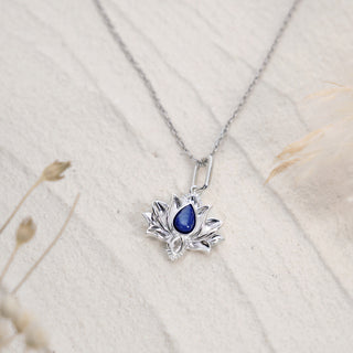 Lotus Lapis Lazuli Charm