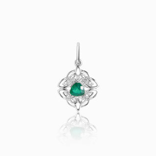 Dara Knot Chrysoprase Charm