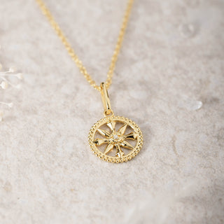 Dharma Wheel Pendant Necklace