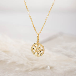 Dharma Wheel Pendant Necklace