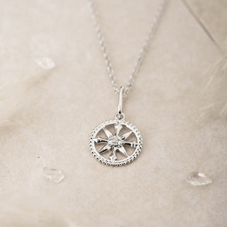 Dharma Wheel Pendant Necklace