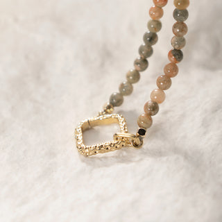 Capture Beaded Gemstone Necklace