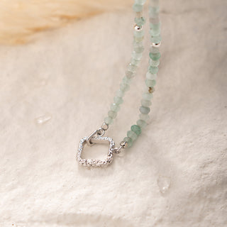 Capture Beaded Gemstone Necklace