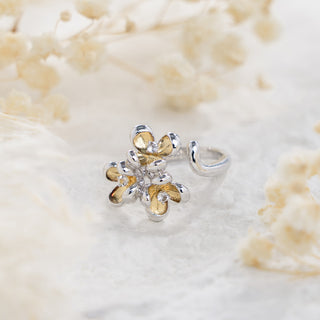 Triple Osmanthus Petal Ring