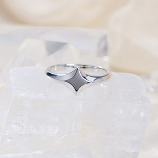 Serenity Star Signet Ring