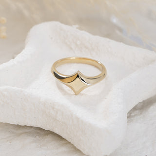 Serenity Star Signet Ring