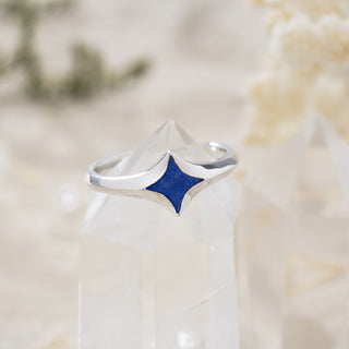 Serenity Star Lapis Lazuli Ring