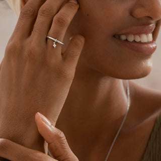 Serenity Star Charm Ring