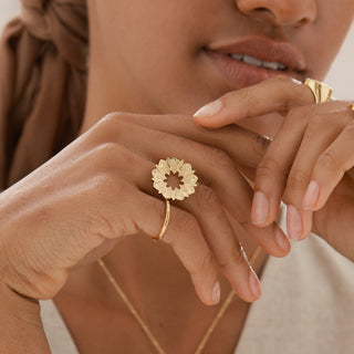 Intricately Mandala Ring - Touch of Elegance