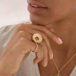 Intricately Mandala Ring - Touch of Elegance