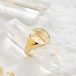 Caduceus Signet Ring