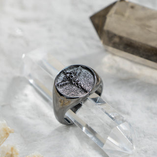 Caduceus Signet Ring