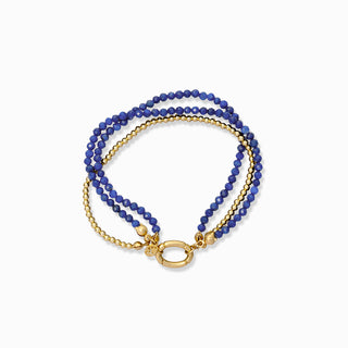 Lapis Lazuli Beaded Gemstone Bracelet