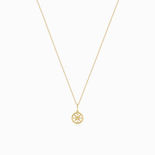 Dharma Wheel Pendant Necklace