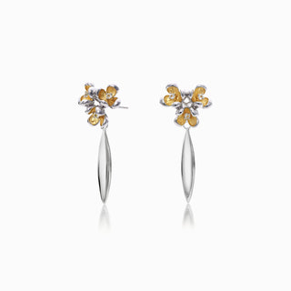 Osmanthus Marquise Drop Earrings