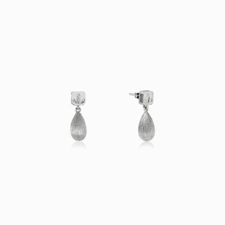 Orchid Brushed Drop Earrings