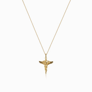 Caduceus Pendant Necklace