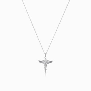 Caduceus Pendant Necklace