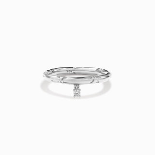 Orchid Stone Charm Ring