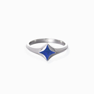 Serenity Star Lapis Lazuli Ring