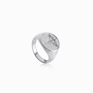 Caduceus Signet Ring